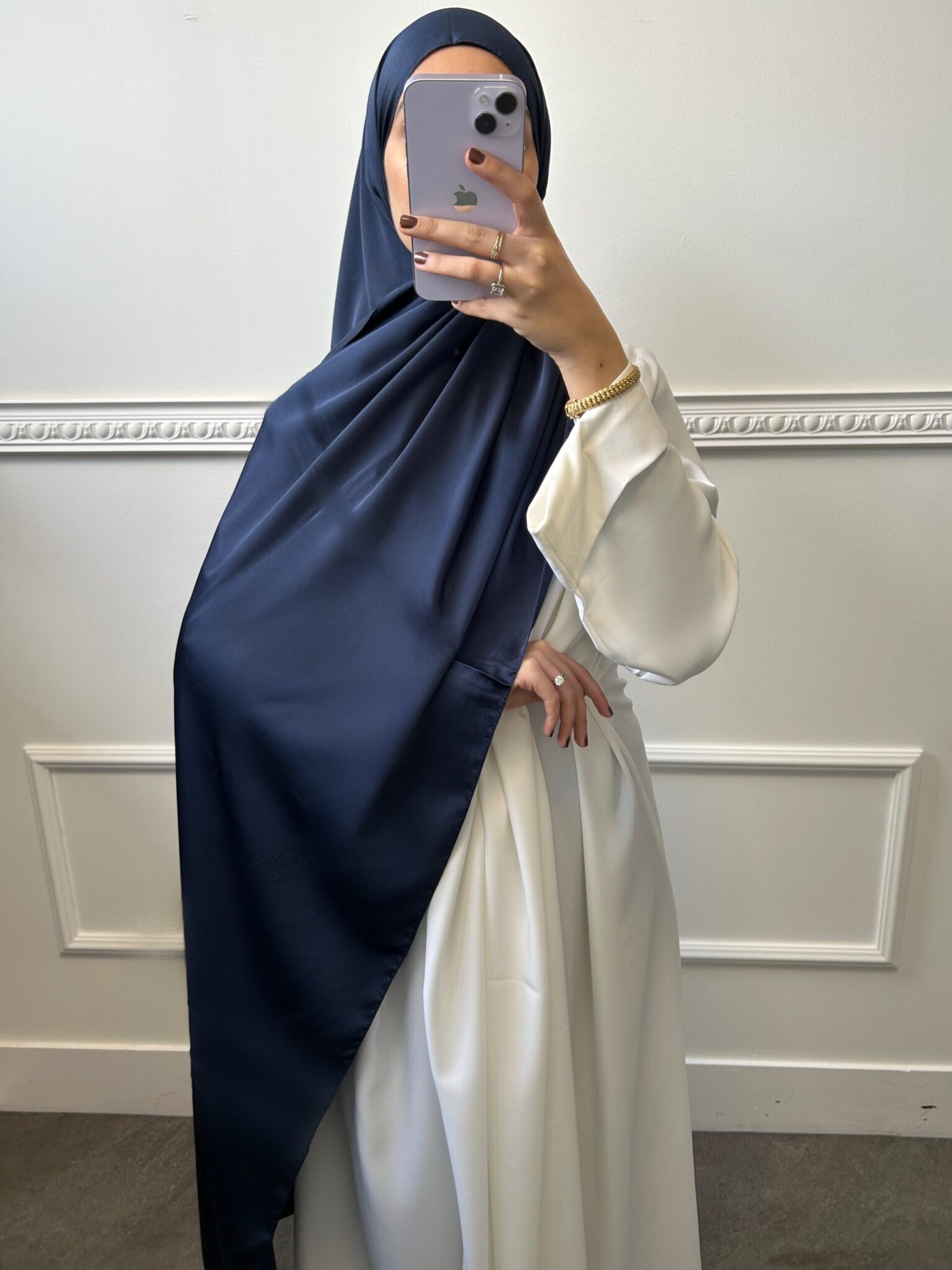 Satin Mon Hijab Pas Cher Hijab Abaya Qamis