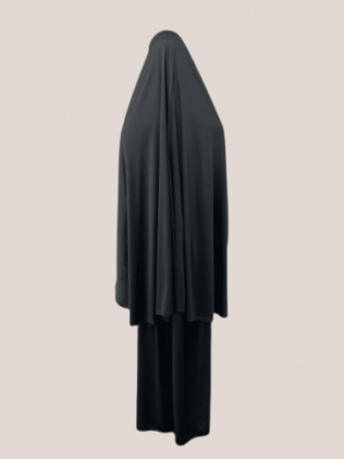Ensemble de prière deux pièces Noir - Mon Hijab Pas Cher
