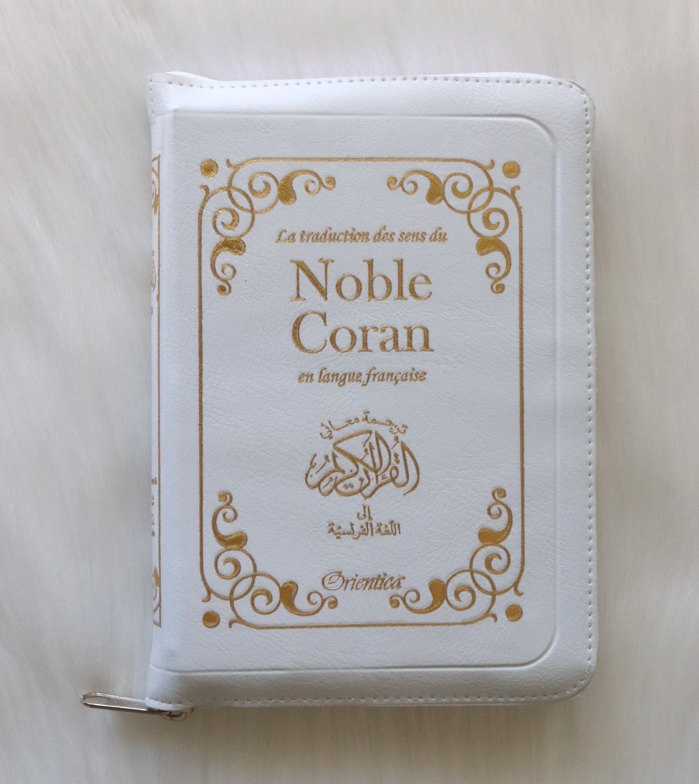 Le Noble Coran : français – Traduction des sens en français – Couleur Blanc