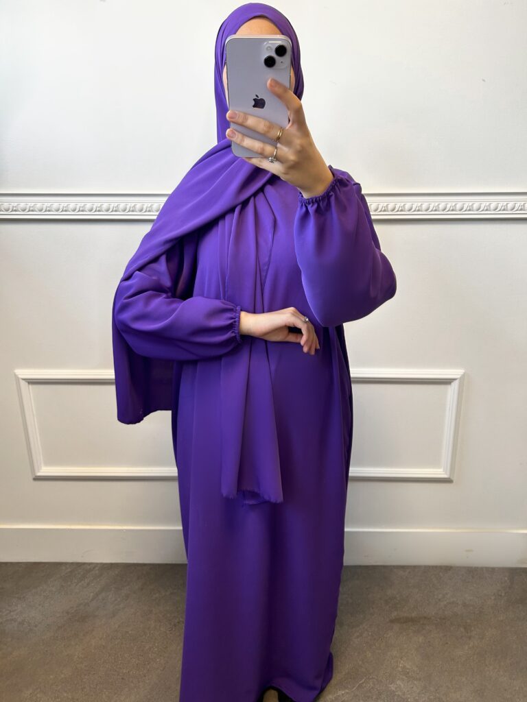 Abaya Voile Intégré Soie De Médine Mon Hijab Pas Cher Hijab Abaya Qamis