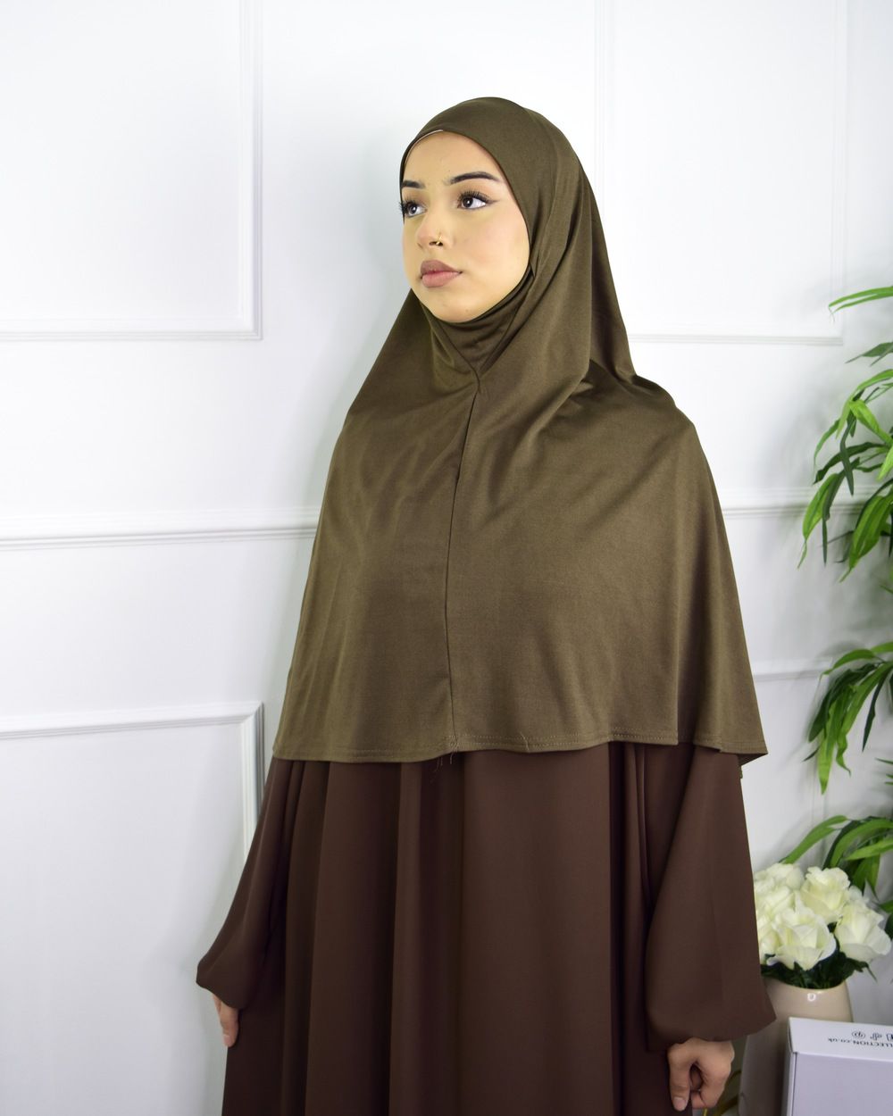 Hijab – Khimar Lycra Olive