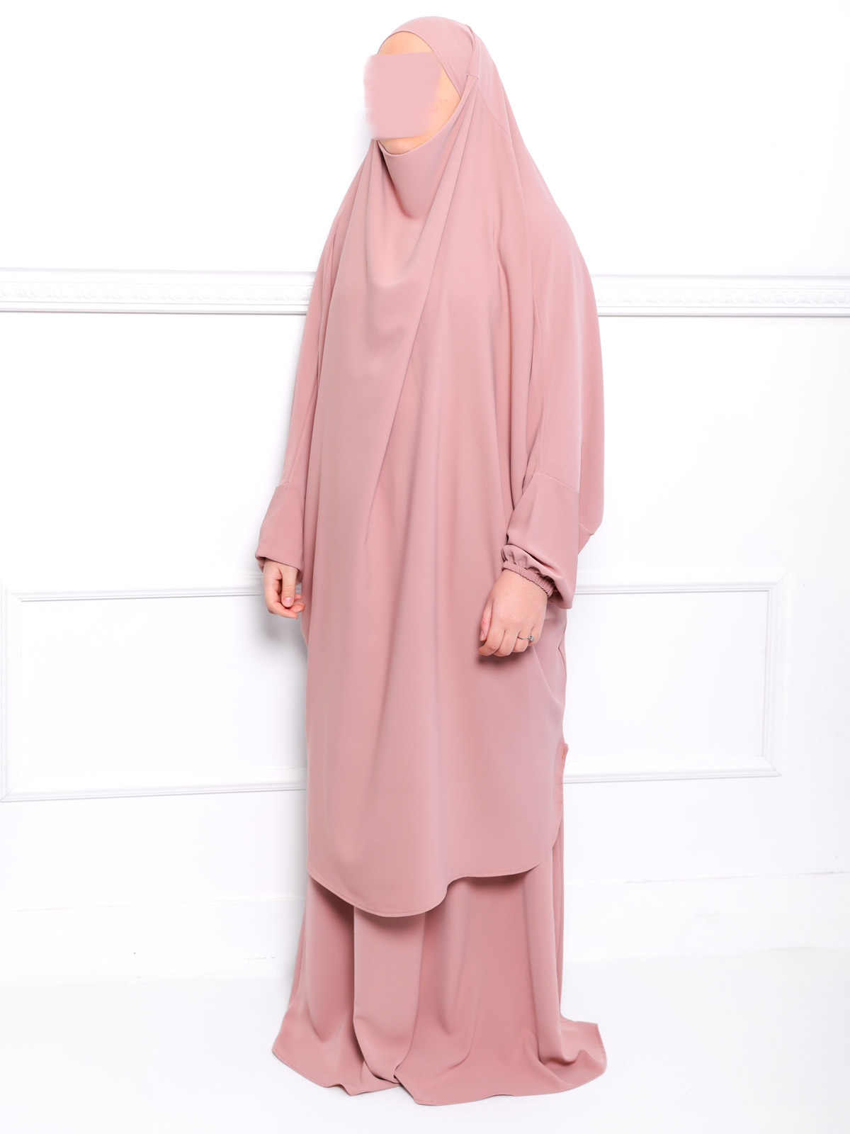 Jilbab noir best sale pas cher