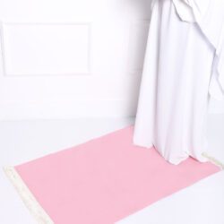 Tapis de prière femme musulmane, ramadan, islam, rose
