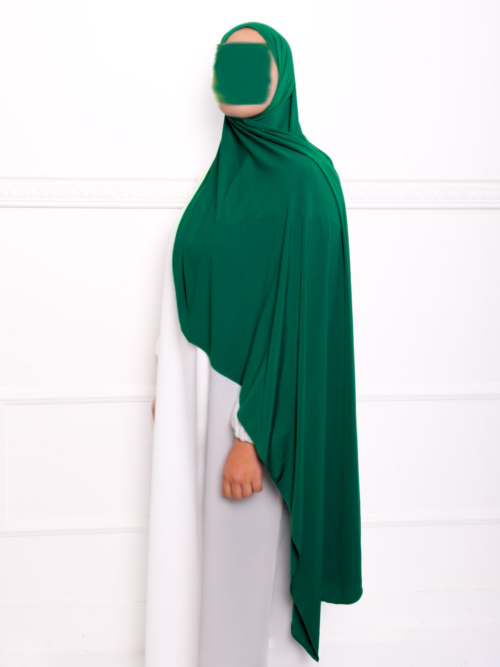Hijab Jersey premium vert mage