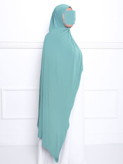 Hijab Jersey premium Vert prairie