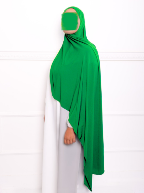 Hijab Jersey premium Vert jade