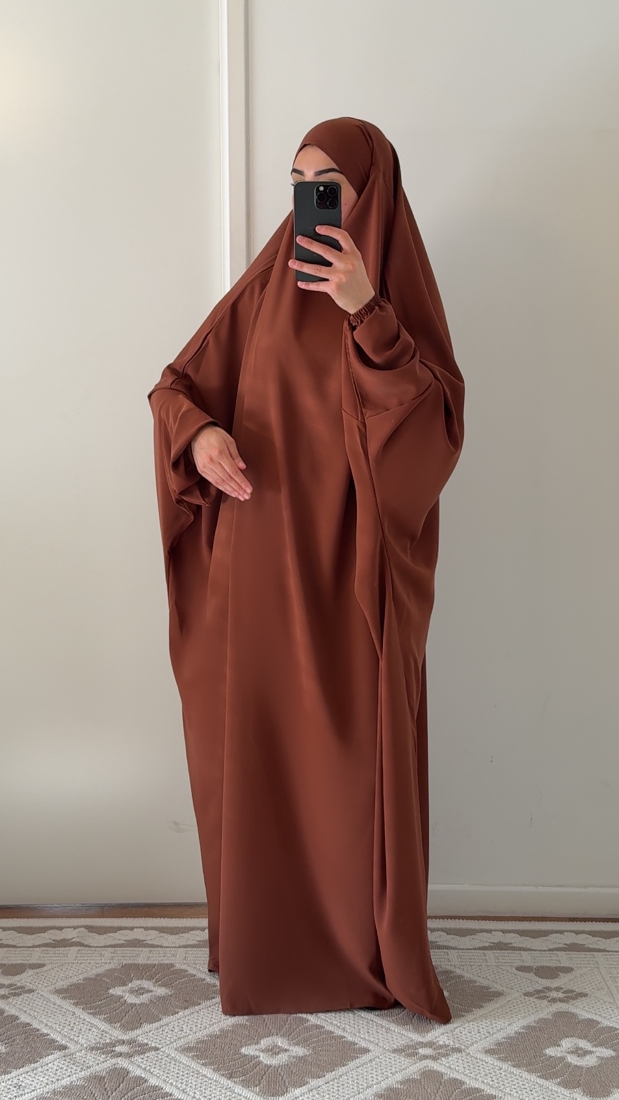 jilbab une piece soie de medine