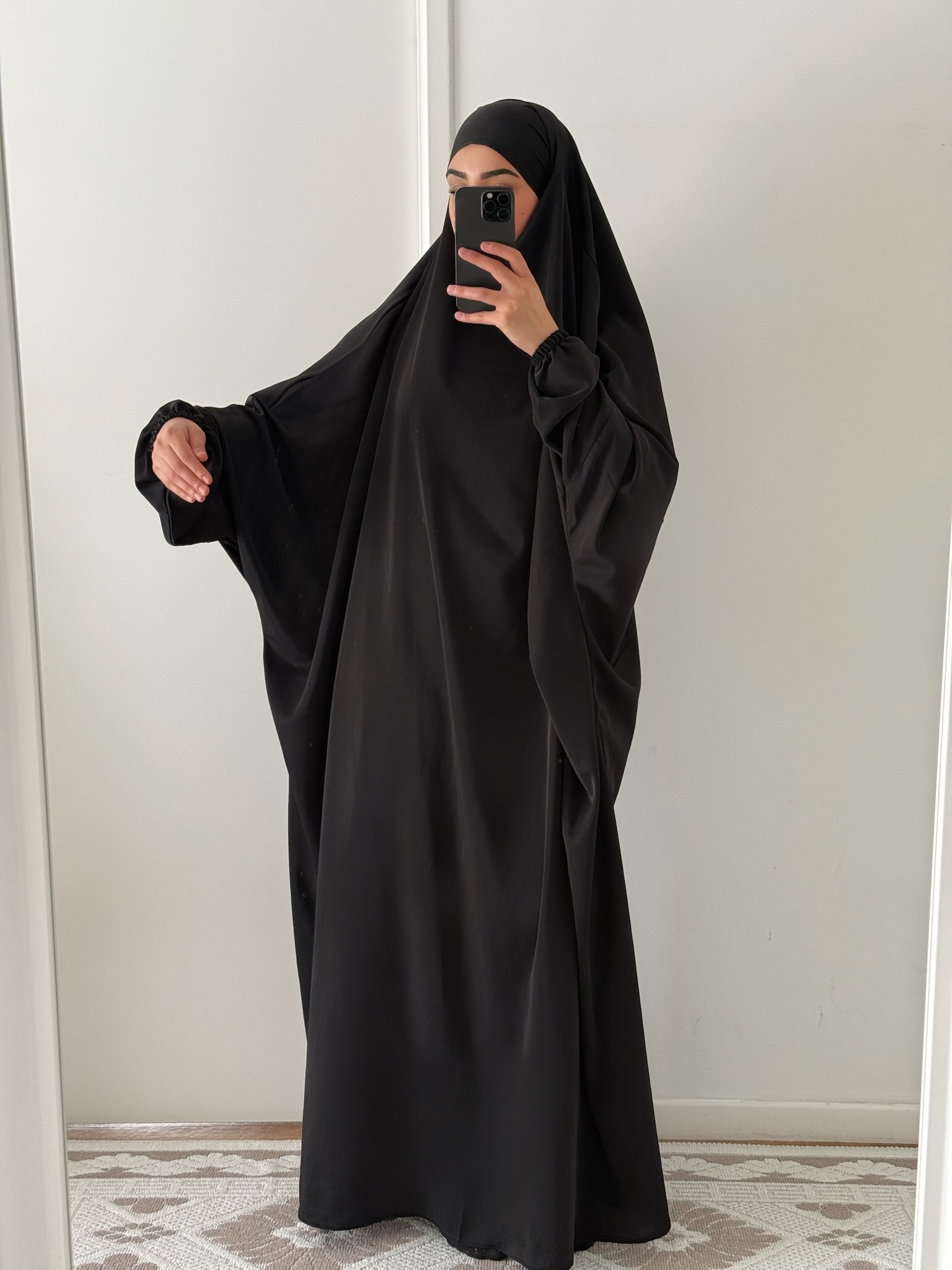 jilbab 1 piece noir noir noir