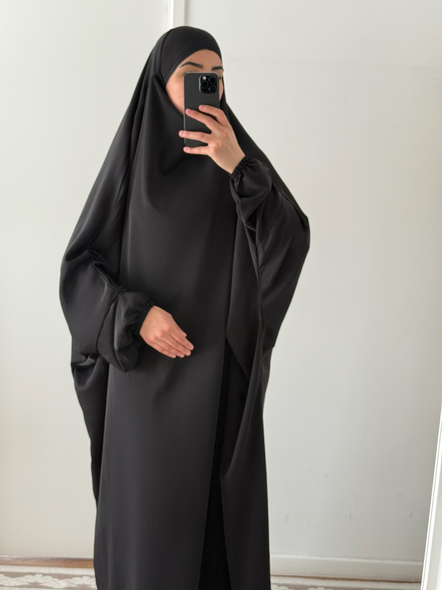 jilbab 1 piece noir