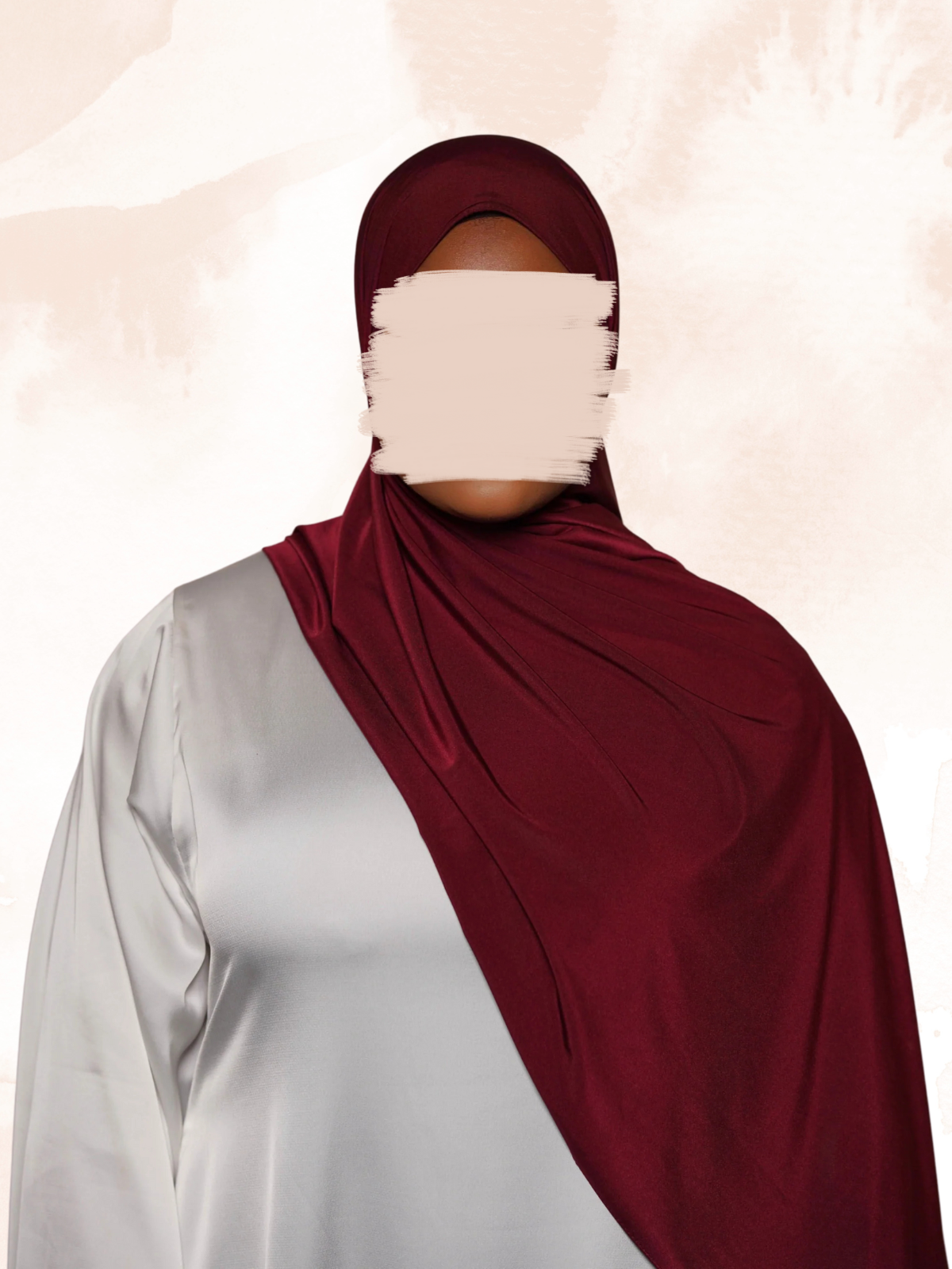 37 jersey satin bordeau 110 pcs