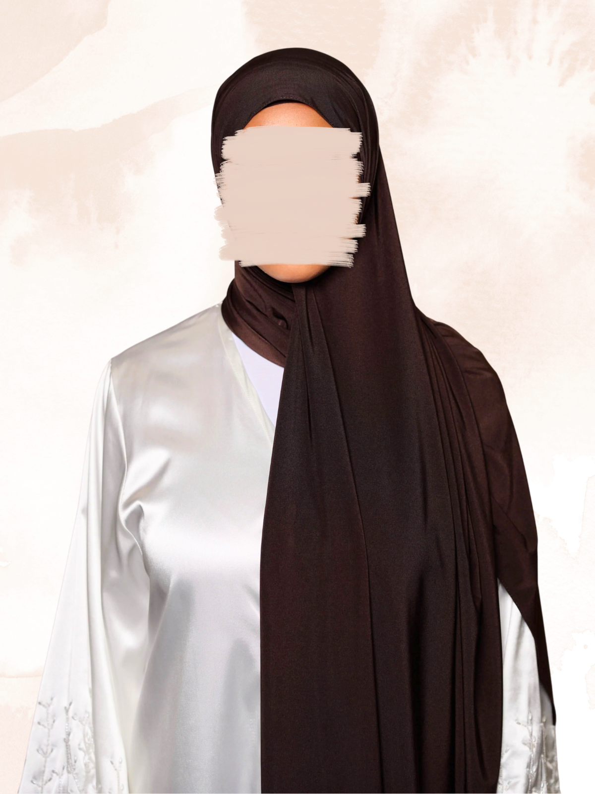 41 jersey satin marron 80 pcs