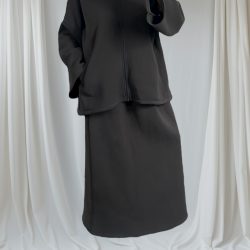 ensemble jupe gris foncé