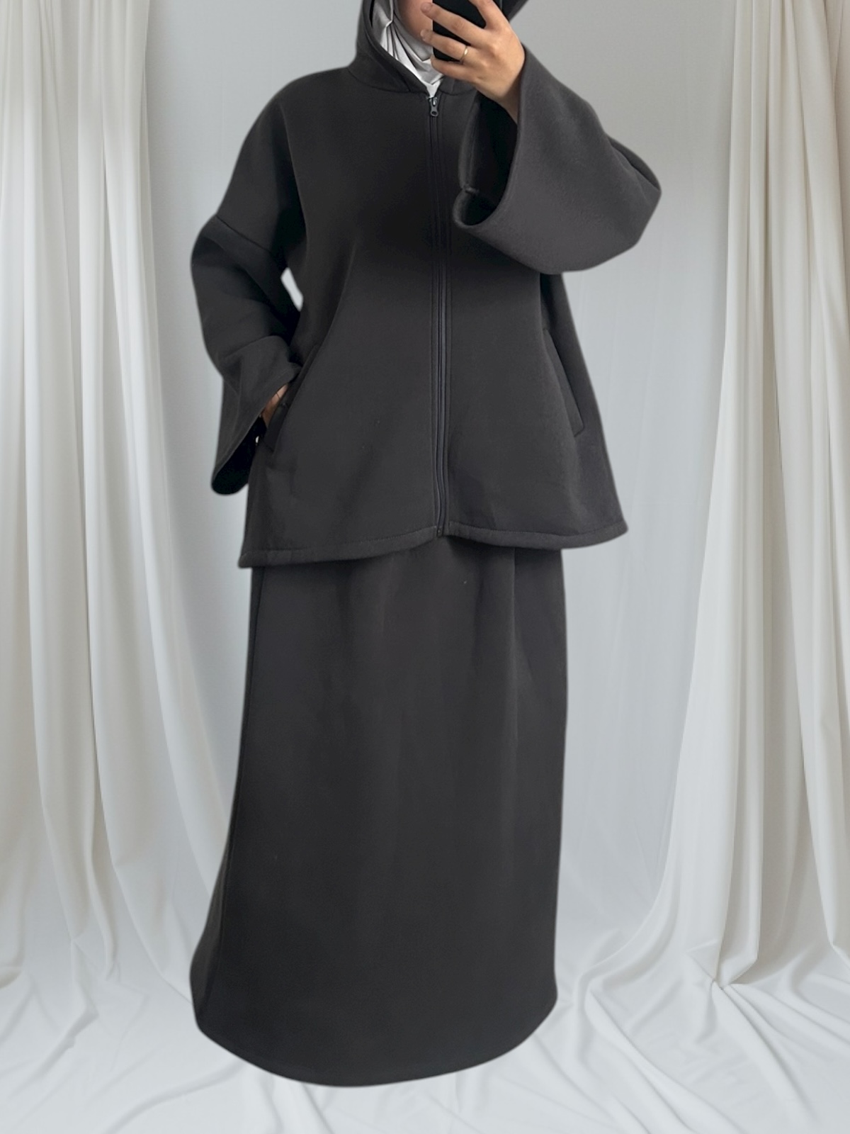 ensemble jupe gris fonce 4