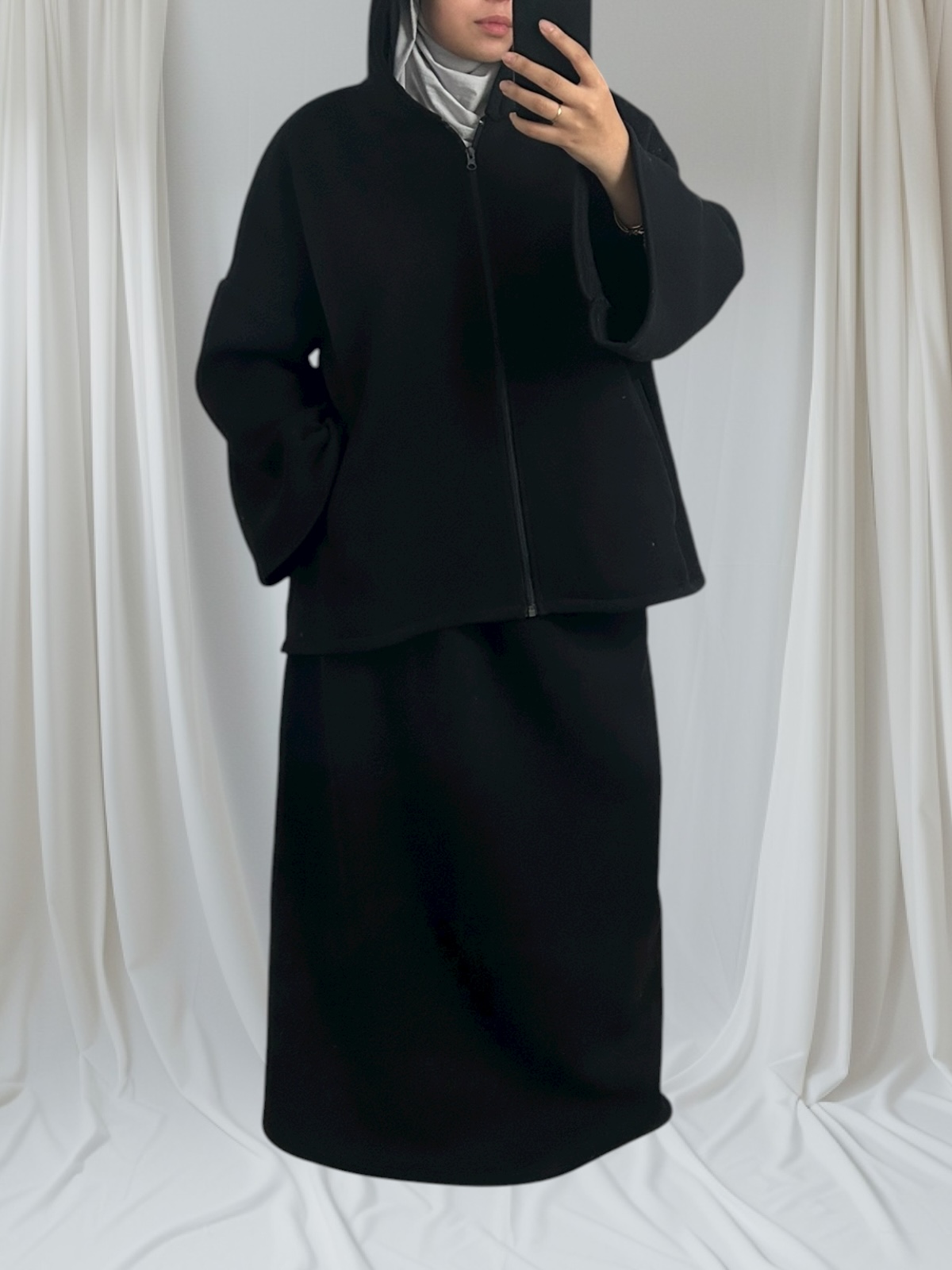 ensemble jupe noir 1